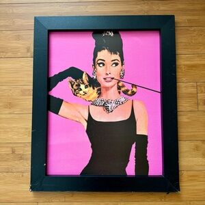 Audrey Hepburn in Breakfast at Tiffany’s Art Painting